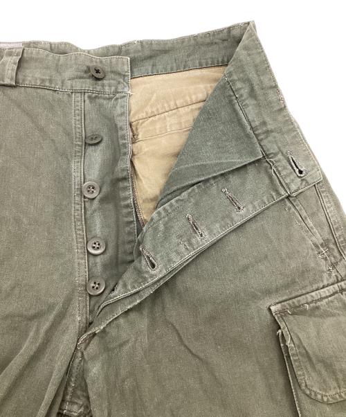 French Army（フランス軍）French Army (フランス軍) M47後期 カーゴパンツ カーキ サイズ:31（実寸値要確認）の古着・服飾アイテム