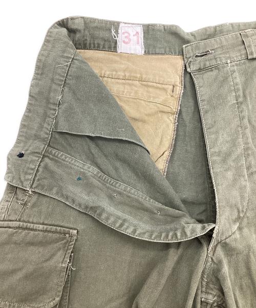 French Army（フランス軍）French Army (フランス軍) M47後期 カーゴパンツ カーキ サイズ:31（実寸値要確認）の古着・服飾アイテム