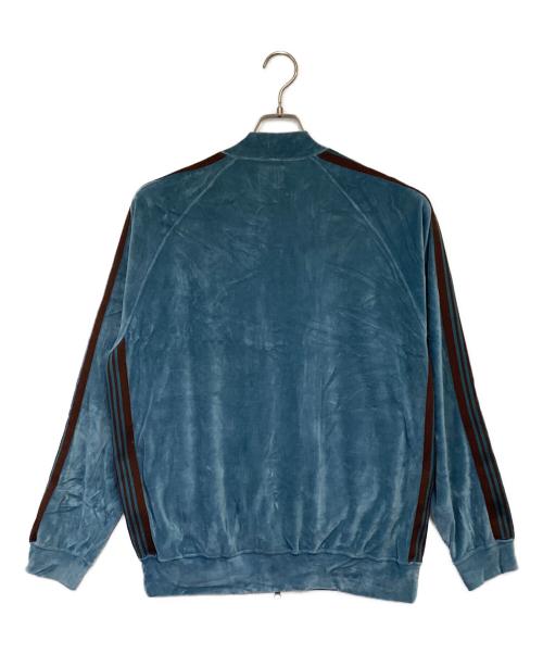 Needles（ニードルズ）Needles (ニードルズ) R.C. TRACK JACKET（R.C.トラックジャケット） スカイブルー×ブラウン サイズ:Lの古着・服飾アイテム