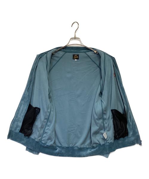 Needles（ニードルズ）Needles (ニードルズ) R.C. TRACK JACKET（R.C.トラックジャケット） スカイブルー×ブラウン サイズ:Lの古着・服飾アイテム