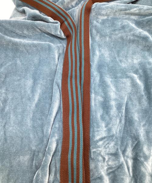 Needles（ニードルズ）Needles (ニードルズ) R.C. TRACK JACKET（R.C.トラックジャケット） スカイブルー×ブラウン サイズ:Lの古着・服飾アイテム