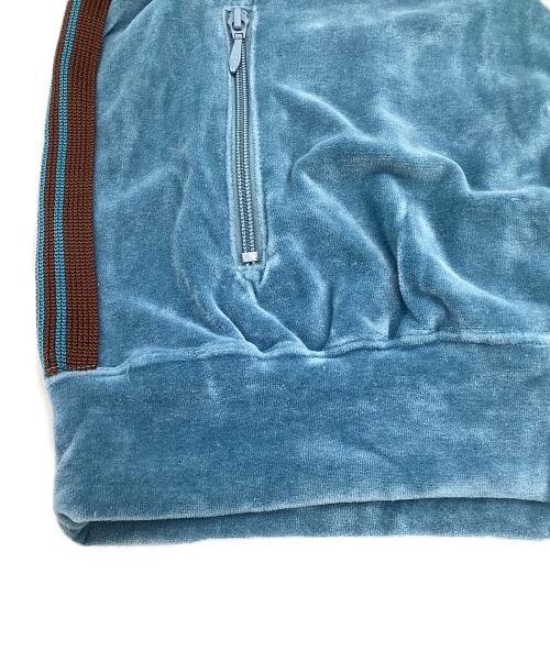 Needles（ニードルズ）Needles (ニードルズ) R.C. TRACK JACKET（R.C.トラックジャケット） スカイブルー×ブラウン サイズ:Lの古着・服飾アイテム