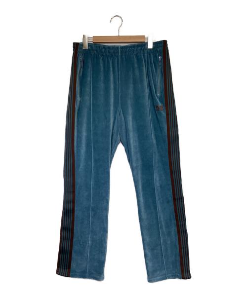 Needles（ニードルズ）Needles (ニードルズ) NARROW TRACK PANT（ナロートラックパンツ） スカイブルー×ブラウン サイズ:Lの古着・服飾アイテム