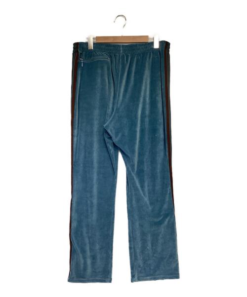 Needles（ニードルズ）Needles (ニードルズ) NARROW TRACK PANT（ナロートラックパンツ） スカイブルー×ブラウン サイズ:Lの古着・服飾アイテム