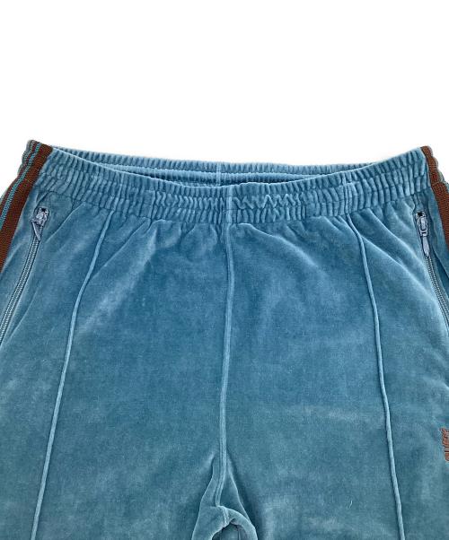 Needles（ニードルズ）Needles (ニードルズ) NARROW TRACK PANT（ナロートラックパンツ） スカイブルー×ブラウン サイズ:Lの古着・服飾アイテム
