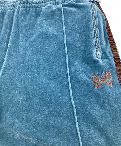 Needles（ニードルズ）Needles (ニードルズ) NARROW TRACK PANT（ナロートラックパンツ） スカイブルー×ブラウン サイズ:Lの古着・服飾アイテム