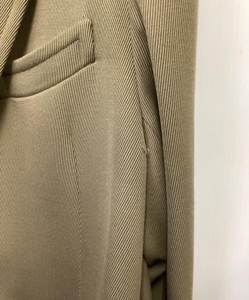 AURALEE（オーラリー）AURALEE (オーラリー) DOUBLE CLOTH HARD TWIST CARSEY CHESTERFIELD COAT（ダブル クロス ハード ツイスト カーシー チェスターフィールド コート） ベージュ サイズ:4の古着・服飾アイテム