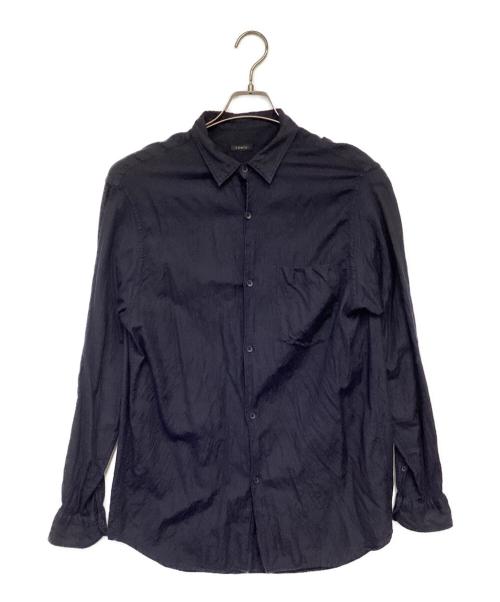 COMOLI（コモリ）COMOLI (コモリ) ウール シルク 長袖シャツ ネイビー サイズ:3の古着・服飾アイテム