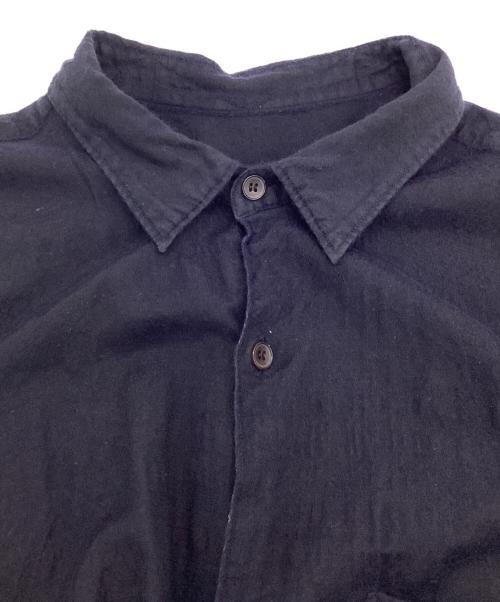 COMOLI（コモリ）COMOLI (コモリ) ウール シルク 長袖シャツ ネイビー サイズ:3の古着・服飾アイテム