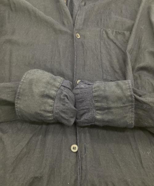 COMOLI（コモリ）COMOLI (コモリ) ウール シルク 長袖シャツ ネイビー サイズ:3の古着・服飾アイテム