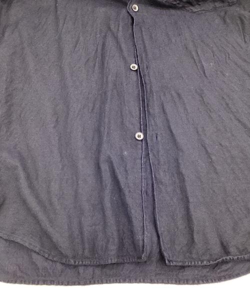 COMOLI（コモリ）COMOLI (コモリ) ウール シルク 長袖シャツ ネイビー サイズ:3の古着・服飾アイテム