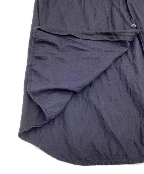 COMOLI（コモリ）COMOLI (コモリ) ウール シルク 長袖シャツ ネイビー サイズ:3の古着・服飾アイテム