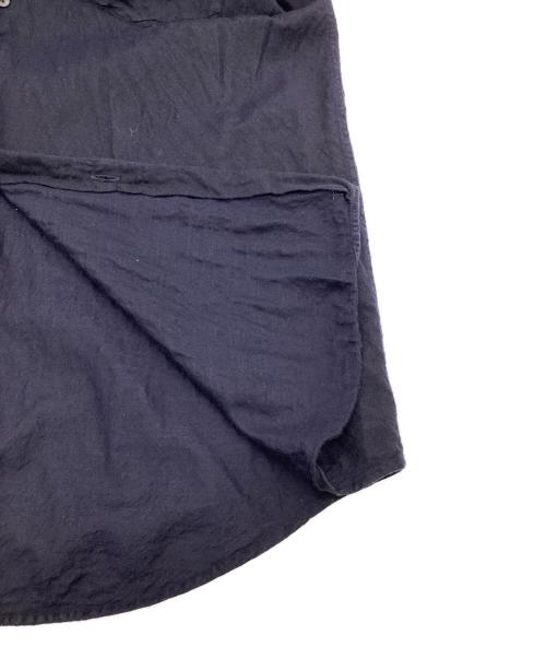 COMOLI（コモリ）COMOLI (コモリ) ウール シルク 長袖シャツ ネイビー サイズ:3の古着・服飾アイテム