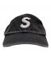 SUPREME (シュプリーム) Sロゴ 6パネル キャップ グレー サイズ:ONE SIZE：9000円