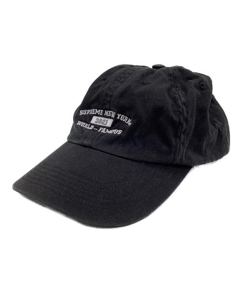 SUPREME（シュプリーム）SUPREME (シュプリーム) ワールド フェイマス 6パネル キャップ ブラックの古着・服飾アイテム