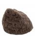 中古・古着 Vivienne Westwood (ヴィヴィアンウエストウッド) Cat Ear Beanie（猫耳 ニットキャップ） ブラウン：5000円