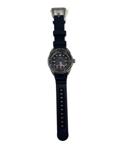 CITIZEN（シチズン）CITIZEN (シチズン) ダイバーズウォッチ ブラックの古着・服飾アイテム
