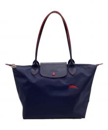 LONGCHAMP（ロンシャン）の古着「ル プリアージュ ナイロントートバッグ」｜レッド×ネイビー
