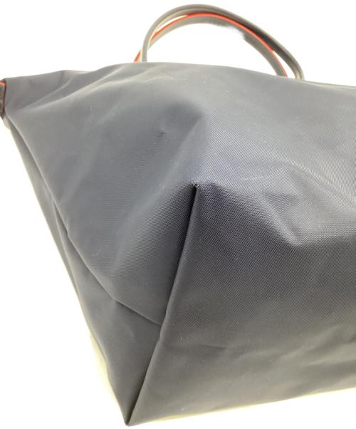 LONGCHAMP（ロンシャン）LONGCHAMP (ロンシャン) ル プリアージュ ナイロントートバッグ レッド×ネイビーの古着・服飾アイテム