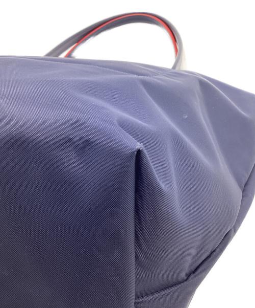 LONGCHAMP（ロンシャン）LONGCHAMP (ロンシャン) ル プリアージュ ナイロントートバッグ レッド×ネイビーの古着・服飾アイテム