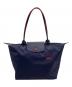 LONGCHAMP（ロンシャン）の古着「ル プリアージュ ナイロントートバッグ」｜レッド×ネイビー