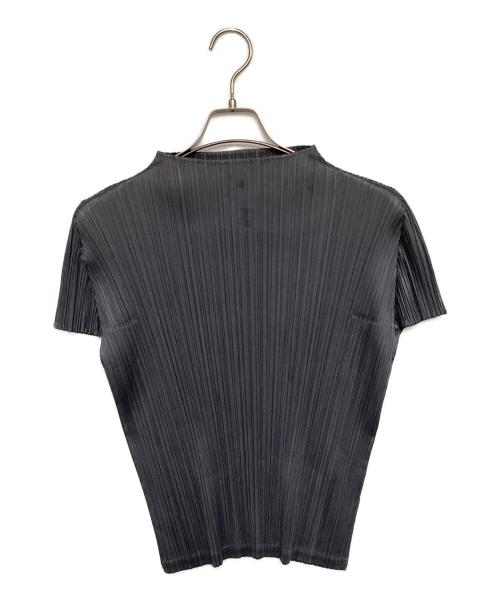 PLEATS PLEASE（プリーツプリーズ）PLEATS PLEASE (プリーツプリーズ) プリーツ半袖カットソー グレー サイズ:4の古着・服飾アイテム