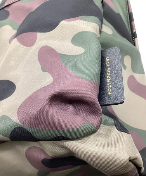 ANYA HINDMARCH（アニヤ・ハインドマーチ）ANYA HINDMARCH (アニヤ・ハインドマーチ) アイズ バックパック グリーンの古着・服飾アイテム