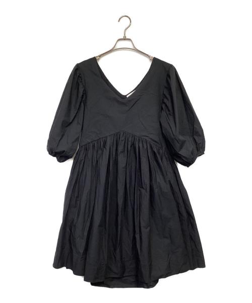 merlette（マーレット）merlette (マーレット) 半袖ワンピース ブラック サイズ:XSの古着・服飾アイテム