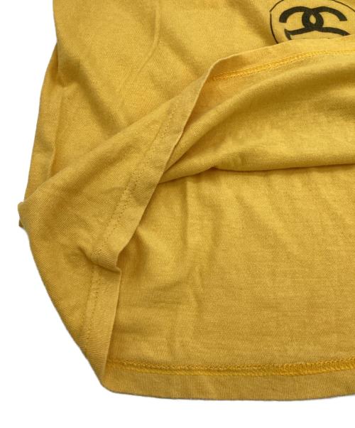 stussy（ステューシー）stussy (ステューシー) WORLD TOUR（ワールドツアー）Tシャツ イエロー サイズ:Mの古着・服飾アイテム
