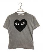 PLAY COMME des GARCONSプレイコムデギャルソン）の古着「半袖カットソー」｜グレー