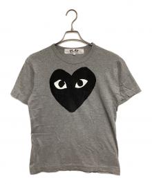 PLAY COMME des GARCONS（プレイコムデギャルソン）の古着「半袖カットソー」｜グレー
