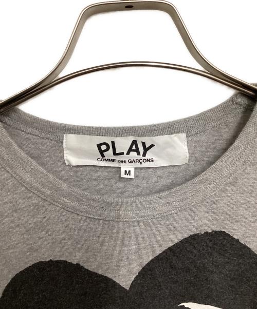 PLAY COMME des GARCONS（プレイコムデギャルソン）PLAY COMME des GARCONS (プレイコムデギャルソン) 半袖カットソー グレー サイズ:Mの古着・服飾アイテム