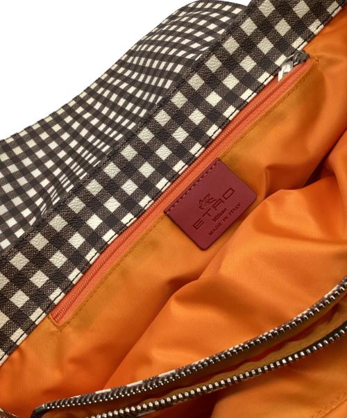 ETRO（エトロ）ETRO (エトロ) 2WAY ショルダーバッグ ベージュ×アイボリーの古着・服飾アイテム