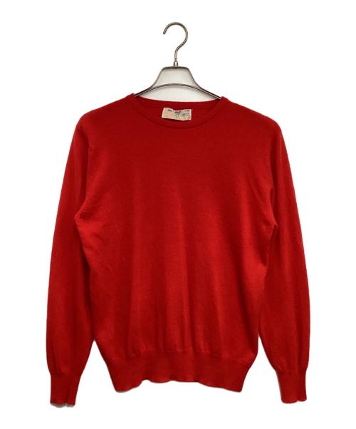 BRAEMAR（ブレーマー）BRAEMAR (ブレーマー) 薄手ニット レッド サイズ:なしの古着・服飾アイテム