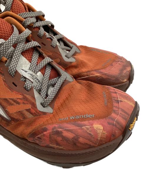 ALTRA（アルトラ）ALTRA (アルトラ) and wander (アンドワンダー) LONE PEAK 9+ シューズ オレンジ サイズ:US9の古着・服飾アイテム