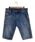 DIESEL（ディーゼル）の古着「デニムハーフパンツ」｜インディゴ