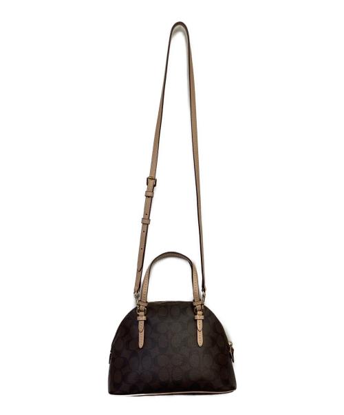 COACH（コーチ）COACH (コーチ) シグネチャー 2WAYショルダーバッグ ブラウンの古着・服飾アイテム
