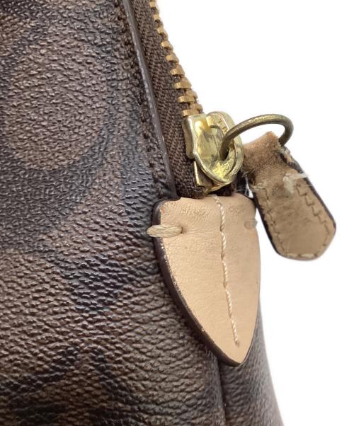 COACH（コーチ）COACH (コーチ) シグネチャー 2WAYショルダーバッグ ブラウンの古着・服飾アイテム