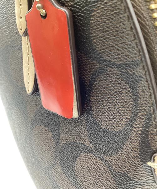 COACH（コーチ）COACH (コーチ) シグネチャー 2WAYショルダーバッグ ブラウンの古着・服飾アイテム