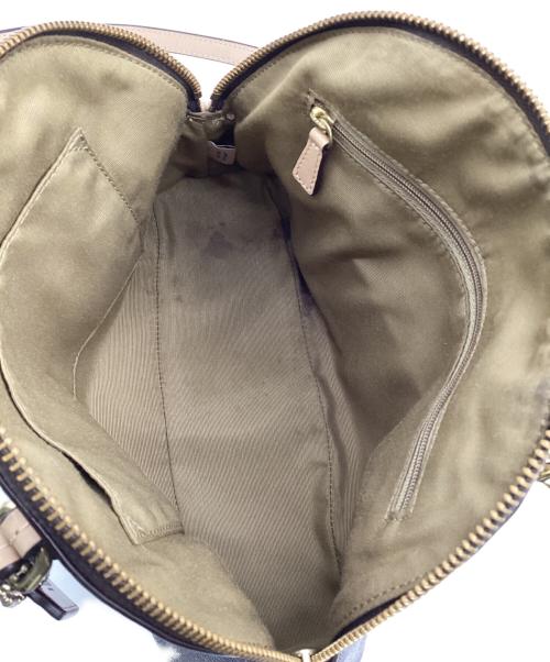 COACH（コーチ）COACH (コーチ) シグネチャー 2WAYショルダーバッグ ブラウンの古着・服飾アイテム