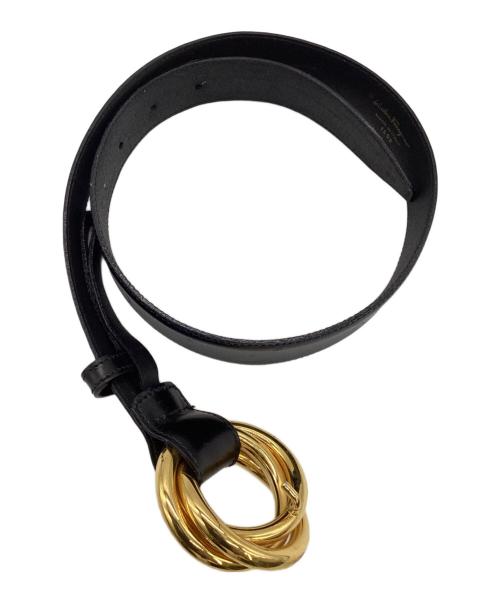 Salvatore Ferragamo（サルヴァトーレ フェラガモ）Salvatore Ferragamo (サルヴァトーレ フェラガモ) トリニティベルト ブラックの古着・服飾アイテム