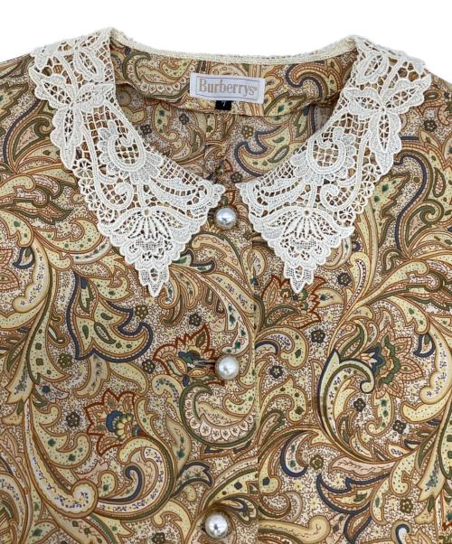 Burberry's（バーバリーズ）Burberry's (バーバリーズ) セットアップブラウス ベージュ サイズ:7の古着・服飾アイテム