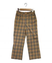Burberry's（バーバリーズ）の古着「九分丈ストレートパンツ」｜ベージュ