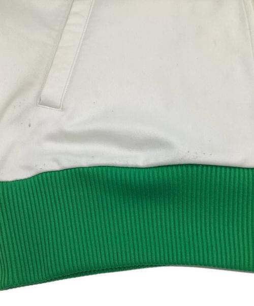 adidas（アディダス）adidas (アディダス) Bill McMullen (ビル・マクマレン) adicolor G6 トラックジャケット ホワイト×グリーン サイズ:Mの古着・服飾アイテム