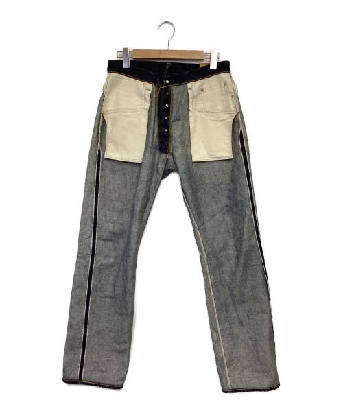 DENIME（ドゥニーム）DENIME (ドゥニーム) XXモデル セルビッチデニムパンツ インディゴ サイズ:33（実寸値要確認）の古着・服飾アイテム
