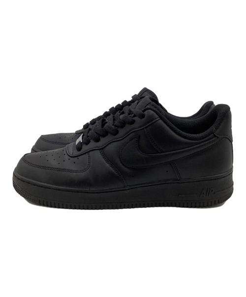 NIKE（ナイキ）NIKE (ナイキ) AIR FORCE 1 '07（エアフォース1 ’07）スニーカー ブラック サイズ:US9.5の古着・服飾アイテム
