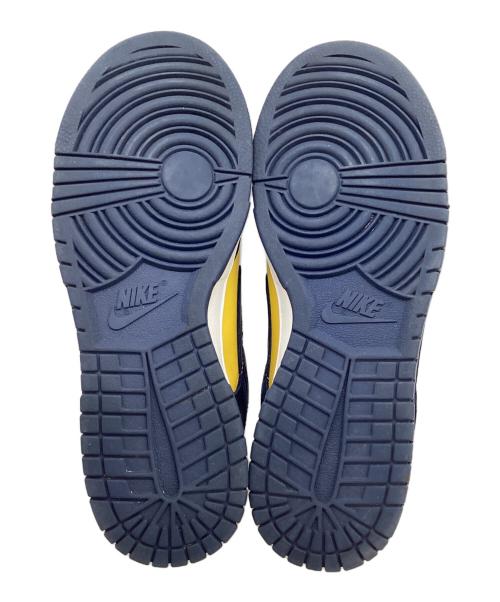 NIKE（ナイキ）NIKE (ナイキ) DUNK LOW RETRO（ダンク ロー レトロ）スニーカー イエロー×ネイビー サイズ:US9の古着・服飾アイテム