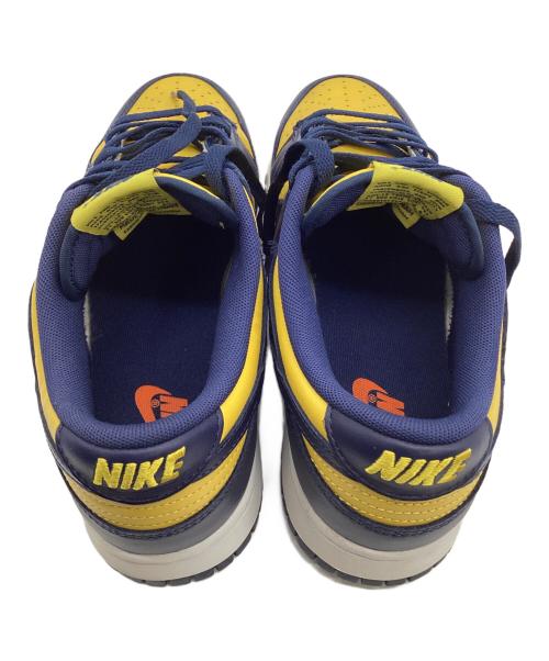 NIKE（ナイキ）NIKE (ナイキ) DUNK LOW RETRO（ダンク ロー レトロ）スニーカー イエロー×ネイビー サイズ:US9の古着・服飾アイテム