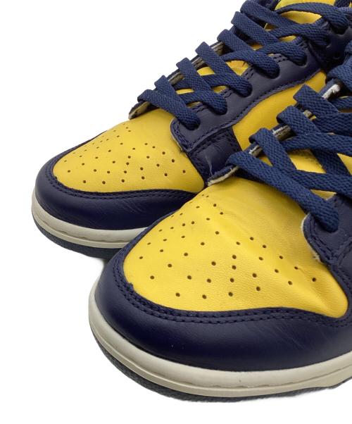 NIKE（ナイキ）NIKE (ナイキ) DUNK LOW RETRO（ダンク ロー レトロ）スニーカー イエロー×ネイビー サイズ:US9の古着・服飾アイテム