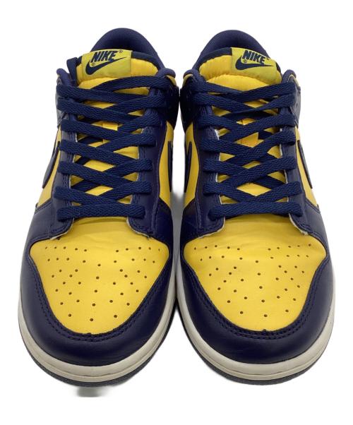 NIKE（ナイキ）NIKE (ナイキ) DUNK LOW RETRO（ダンク ロー レトロ）スニーカー イエロー×ネイビー サイズ:US9の古着・服飾アイテム